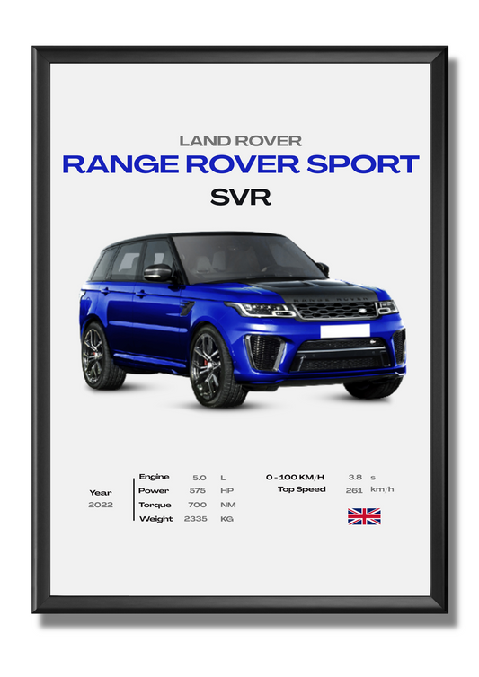Land Rover - Range Rover Sport SVR