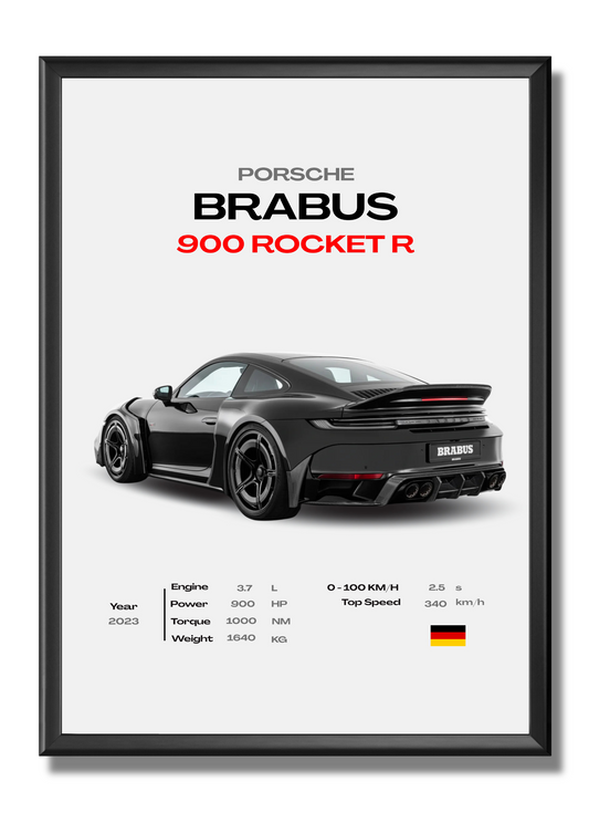 Porsche - Brabus 900 Rocket R
