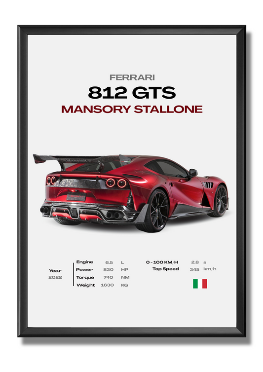Ferrari - 812 GTS Mansory Stallone
