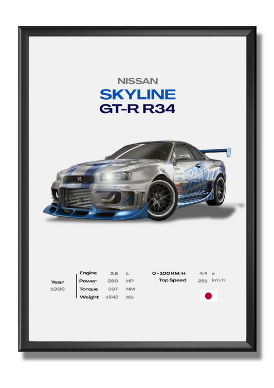 Nissan - Skyline GT-R R34